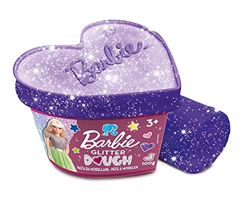 Liscianigiochi Dough Cuore di Barbie Glitter, Multicolore, 88744