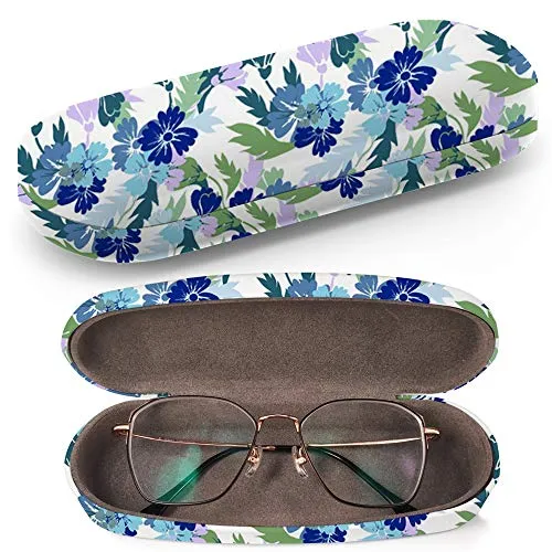 Art-Strap Custodia rigida per occhiali da sole, custodia per occhiali in plastica con panno per la pulizia degli occhiali (design elegante).