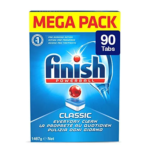 Finish Pastiglie Lavastoviglie Classic, Regular, 90 Tabs