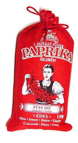 Paprika ungherese Qualità Premium Dolce / Piccante / Affumicato (Origine: Kalocsa, Ungheria) (Dolce & Affumicato 100g)
