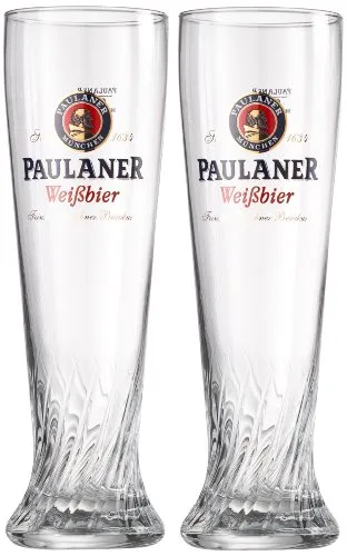 Keine Angabe Paulaner 690743 - Set di 2 Bicchieri da Birra Chiara, 0,5 l