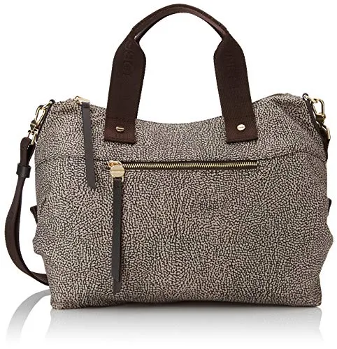 Borbonese Handbag, Borsa a Mano Donna, (Op Classico/Marrone), 33x16x15 cm (W x H x L)