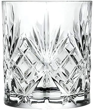 RCR Cristalleria Italiana S.p.a. Linea Melodia | Bicchieri da Amaro e Liquore in Vetro Moderni Set 6 Bicchieri di Cristallo da 8 Cl