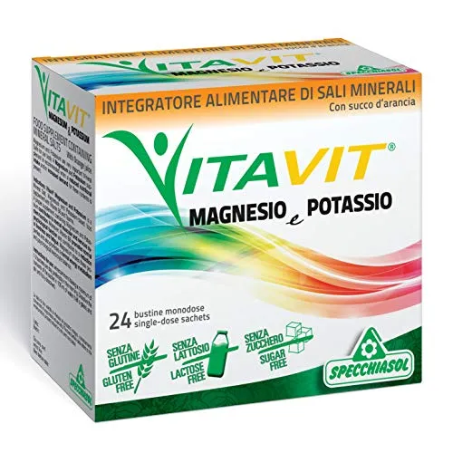 Specchiasol Vitavit Magnesio e Potassio, 24 Bustine da 2.9 grammi