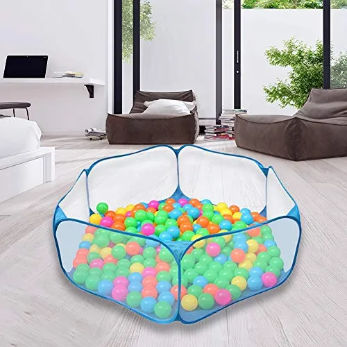 Tenda da Biliardo a Sfera per Bambini, Pozzetto Portatile e Pieghevole per Palloni d'oca per i Più Piccoli Gioco al coperto e All'Aperto