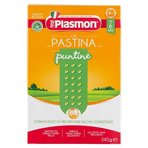 Plasmon Puntine con Calcio, Ferro e Vitamine B - 340 g