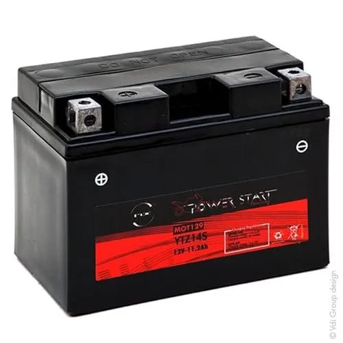 NX-Batteria-AGM Sigillata Precaricata-12V-11,2Ah-Compatibile con: YTZ14S;YTZ 14S;GTZ14S;ETZ14S;YTZ14S-BS;YTZ14SBS;VARTA 511902023A514;YTZ14S-4Batteria