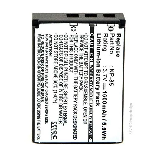 NX - Batteria fotocamera 3.7V 1600mAh - NP-85