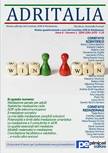 ADR Italia (Numero 1/2019): Vol. 1