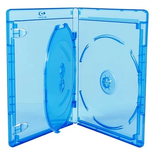 Amaray - Custodia per Blu-ray a 3 dischi, 21 mm, confezione Dragon Trading, 8 pezzi