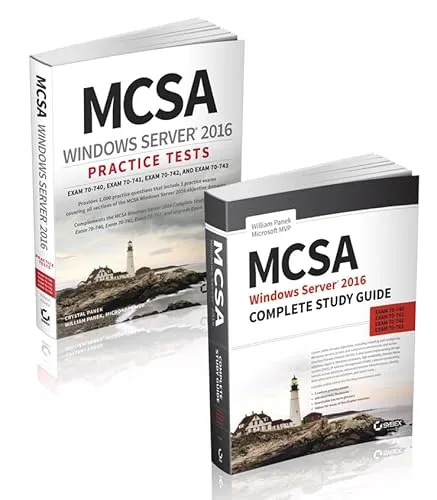 Mcsa Windows Server 2016 Complete Study Guide & Practice Tests Kit: Exam 70-740, Exam 70-741, Exam 70-742, and Exam 70-743