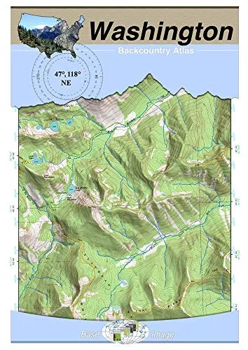 47°118° NE - Coulee Dam, Washington Backcountry Atlas (Topo) (Washington Backcountry Atlas A4 25000 Scale) (English Edition)