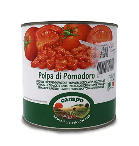 Carioni Food & Health Polpa di Pomodoro da Agricoltura Biologica, 2,5kg (Confezione da 2 Pezzi)