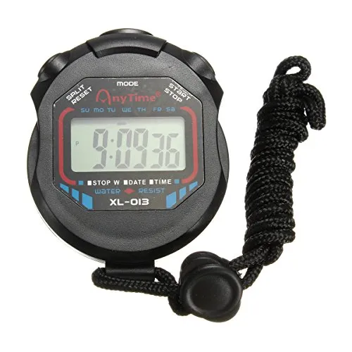 Sport Cronometro, Digitale A Cristalli Liquidi Portatile Del Cronografo Contatore Timer Cronometro Allarme — OUTERDO