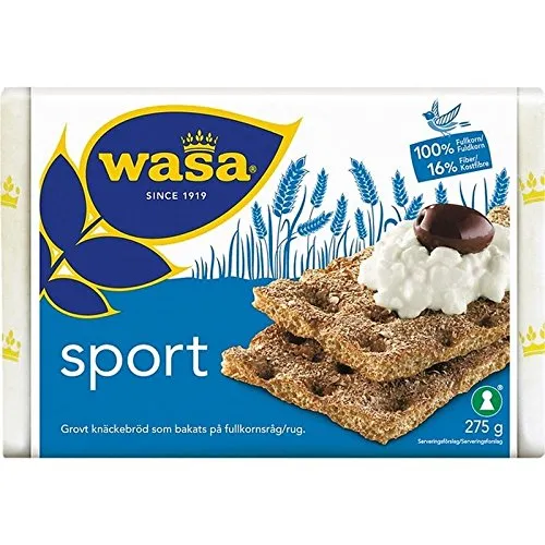 Wasa Sport - Fette Biscottate Segale 275g (Confezione da 6)