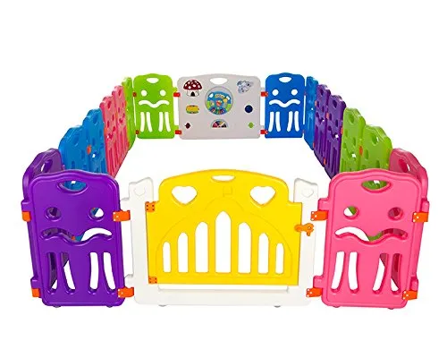 Cannons UK Box per Bambini in Plastica con Stazione di Gioco e Piccoli Pannelli (240cm x 160cm)