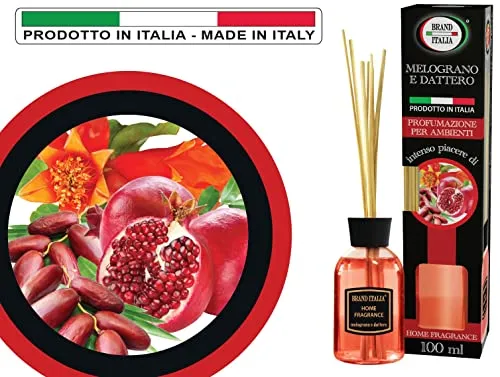 Brand Italia Diffusore A Bastoncino Profumazione Melograno Dattero - 100 Ml
