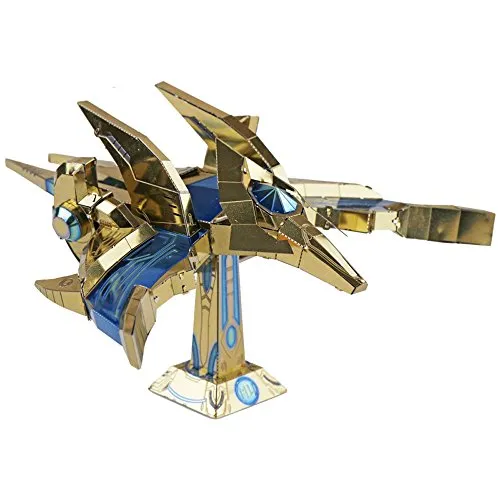 MU Starcraft Protoss Phoenix Puzzle di Metallo DIY 3D Modello Kit Laser Cut YM-N031