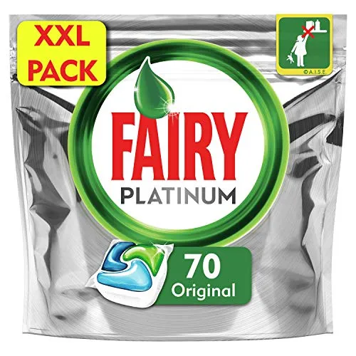 Fairy Platinum Caps per Lavastoviglie Confezione da 70