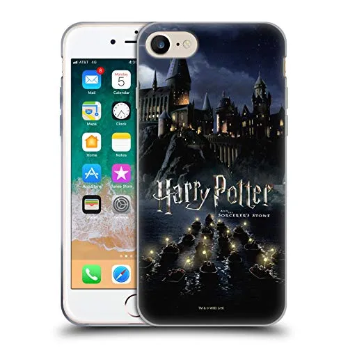 Head Case Designs Ufficiale Harry Potter Castello Sorcerer's Stone II Cover in Morbido Gel Compatibile con Apple iPhone 7 / iPhone 8 / iPhone SE 2020