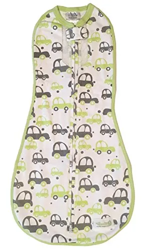 Woombie-Mussola per neonati Air Swaddle, colore: verde