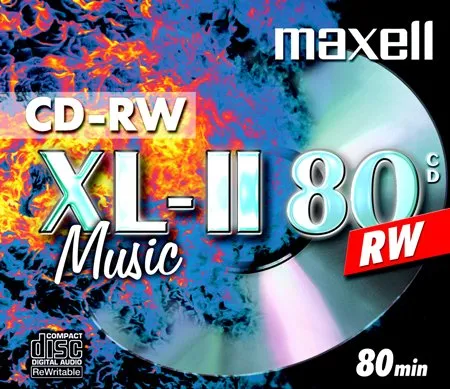 Maxell CD-RW80 XL II 700MB - Confezione da 1