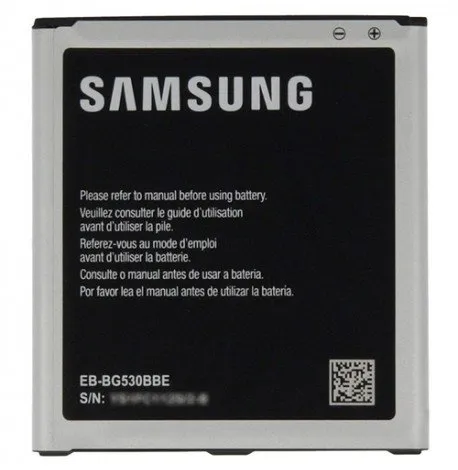 Batteria Originale Bulk Samsung - 2600 mAh con Carica Rapida 2.0 Per Samsung Galaxy Grand Prime - Senza Scatola