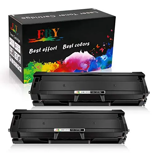 EBY Cartucce Toner Compatibile per D111S MLT-D111L MLT-D111S per Samsung Xpress SL-M2020 SL-M2020W SL-M2022 SL-M2022W SL-M2026 SL-M2026W SL-M2070 SL-M2070F SL-M2070FW SL-M2070W (2 Nero)