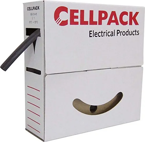 Cellpack Schrumpfschlauch in Abrollbox 4m SB 25.4-12.7 gg
