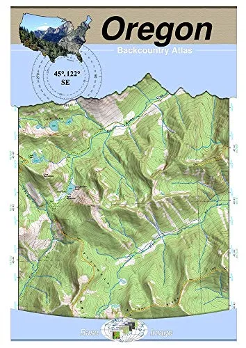 45°122° SE - Oregon City, Oregon Backcountry Atlas (Topo) (Oregon Backcountry Atlas A4 25000 Scale) (English Edition)