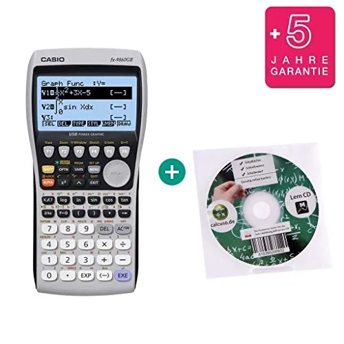 FX-9860GII + Garanzia 5 anni + CD di apprendimento