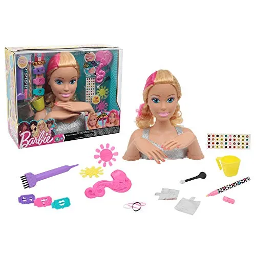 Giochi Preziosi Barbie Styling Head Magic Look per Bambini, Multicolore, BAR19000