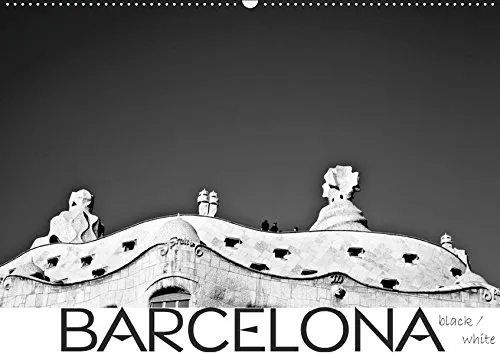BARCELONA [black/white] (Wandkalender 2019 DIN A2 quer): Die katalanische Metropole ist immer eine Reise wert. Dieser Kalender präsentiert Barcelona ... (Monatskalender, 14 Seiten ) (CALVENDO Orte)