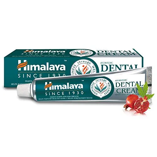 Himalaya Herbals Dental Cream Dentifricio 100g antinfiammatorio, antirigidità, protezione delle gengive Cura dentale Igiene Dentifricio (1-Pack)
