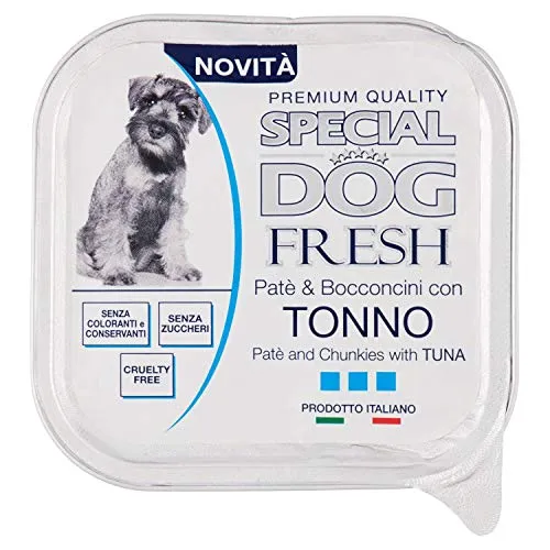 Special Dog Fresh Pate' & Bocconcini con Tonno, 150g