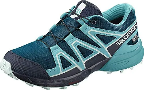 Salomon Speedcross CSWP J, Scarpe da Trail Running Bambini, Blu (Lyons Blue/Bluebird/Navy Blazer), EU 32