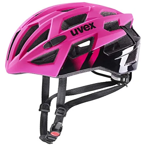 uvex Race 7, Casco Bicicletta Unisex-Adult, Rubin-Black, 56-61 cm