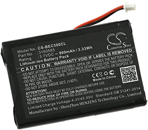 Batteria adatta per telefono cordless Bang & Olufsen Beocom 5, 3,7 V, agli ioni di litio