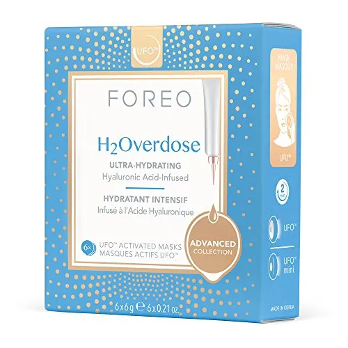 Maschera H2Overdose UFO, Attivada di Foreo