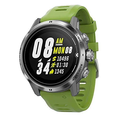 COROS APEX Pro Premium Multisport GPS Watch with 40h Full GPS Battery, 24/7 Heart Rate Monitoring, Sapphire Glass, Touch Screen, Barometer, ANT+ & BLE, Strava & TrainingPeaks (Silver)