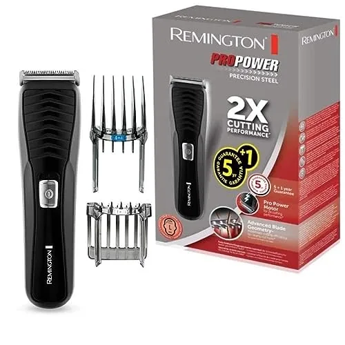 Remington Tagliacapelli, Pettini Regolabili SlideSelect 1 - 42 mm, Ricarcabile autonomia 40 min, Pro Power Titanium Steel HC7110