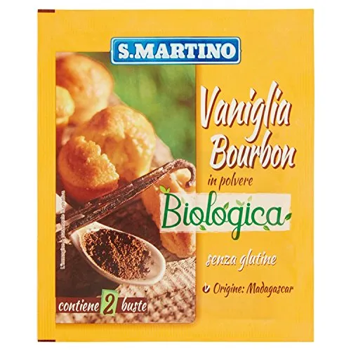 S.Martino Vaniglia Bourbon Biologica In Polvere - Confezione da 2 buste x 2 gr - Totale: 4 gr