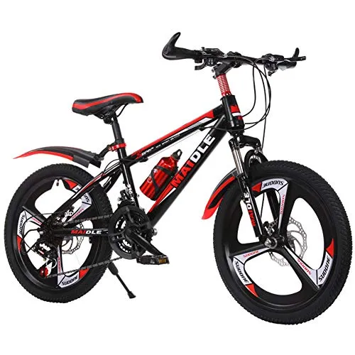 LNX 20/22/24 Pollici Unisex Mountain Bike-Acciaio ad Alto tenore di Carbonio a velocità variabile Bici-Assorbimento degli Urti (21 velocità)