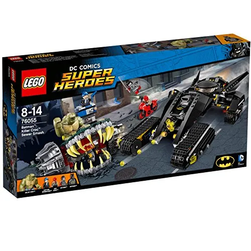 LEGO-Super Heroes Set Costruzioni Batman: Duello Nelle Fogne con Killer C, 76055