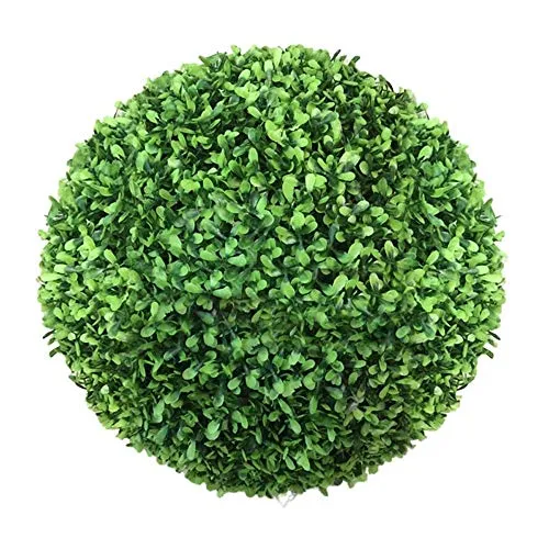 Simulated Garden Sfere Artificiali per topiaria Piante in plastica Palla per Erba/Legno di bosso Appeso Buxus Erba/Protezione per dissolvenza UV/Decorazione per Festa Nuziale,30cm