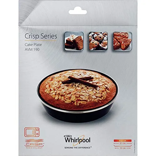 Whirlpool AVM190 Piatto Crisp a bordo alto (tortiera) per Forno a Microonde