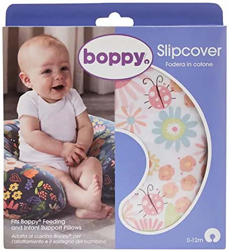 Boppy Fodera Cuscino Allattamento, Cotone, 0m+, French Rose