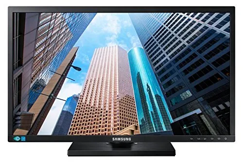 Samsung Monitor S22E450F Monitor Professionale 22" Full HD, 1920x1080, 60 Hz, 5 ms, HDMI, D-Sub, DVI, USB, senza Casse Integrate, Regolabile in Altezza, Swivel, Pivot, Nero