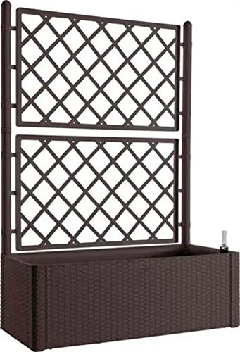 ferramenta-utensili Fioriera Rattan Moka con spalliera lt 90 cm 100x43 h/cm 142 riserva d' Acqua