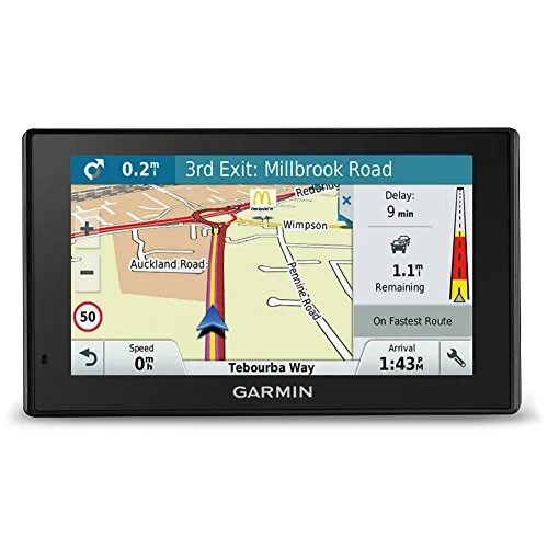 Garmin Drivesmart 51 EU LMT-D Navigatore 5" Smart, Mappa Italia Europa Completa, Aggiornamento a Vita e Servizi Live via Bluetooth e Infotraffico Digitale DAB